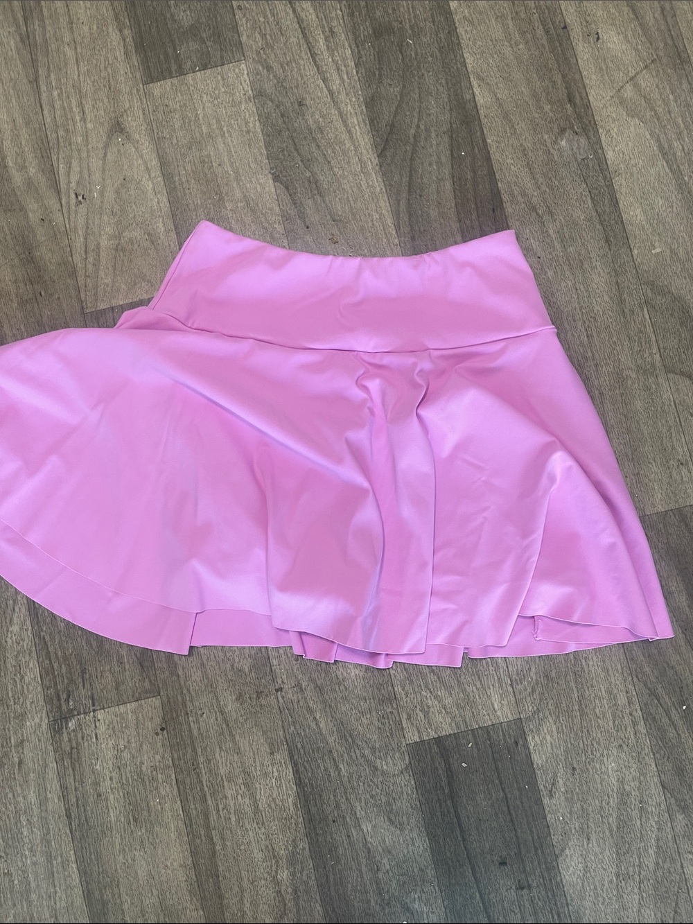Women's bright Pink Flared Skater Skirt